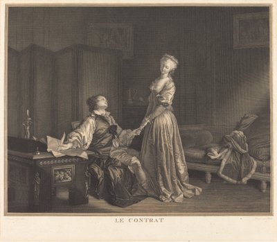 A szerződés alkotó: Maurice Blot after Jean Honoré Fragonard