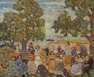 Táj figurákkal alkotó: Maurice Brazil Prendergast