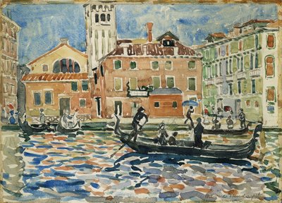 Velence, 1909 körül alkotó: Maurice Brazil Prendergast
