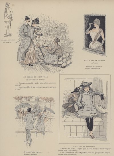 Illusztráció a Paris Brillanthoz (színes litó) alkotó: Maurice Charles Mathieu Bonvoisin