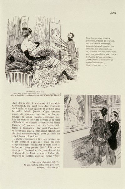 Első ülés egy portréhoz, 1895 alkotó: Maurice Charles Mathieu Bonvoisin