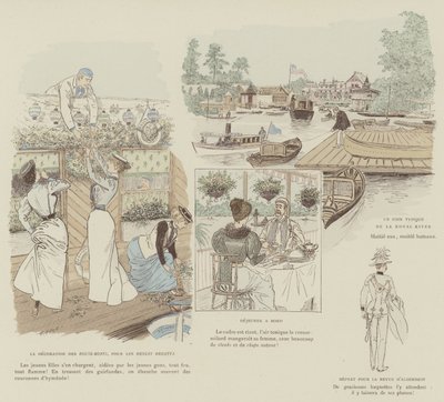 Illusztráció a Mars londoni életéhez alkotó: Maurice Charles Mathieu Bonvoisin
