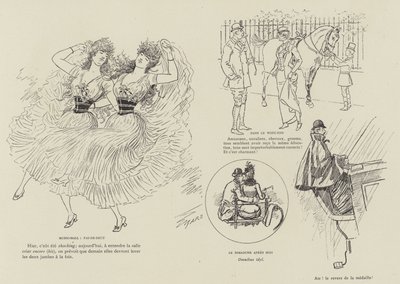 Illusztráció a Mars londoni életéhez alkotó: Maurice Charles Mathieu Bonvoisin