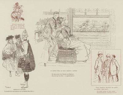 Illusztráció a Mars londoni életéhez alkotó: Maurice Charles Mathieu Bonvoisin