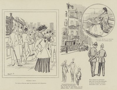 Illusztráció a Mars londoni életéhez alkotó: Maurice Charles Mathieu Bonvoisin