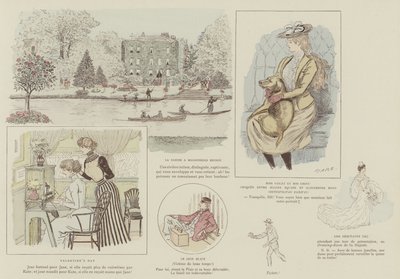 Illusztráció a Mars londoni életéhez alkotó: Maurice Charles Mathieu Bonvoisin