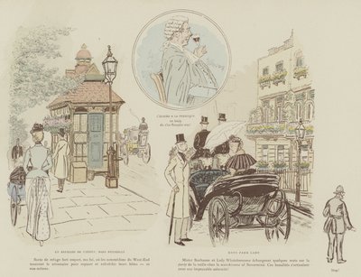 Illusztráció a Mars londoni életéhez alkotó: Maurice Charles Mathieu Bonvoisin