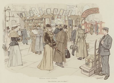 Illusztráció a Mars londoni életéhez alkotó: Maurice Charles Mathieu Bonvoisin