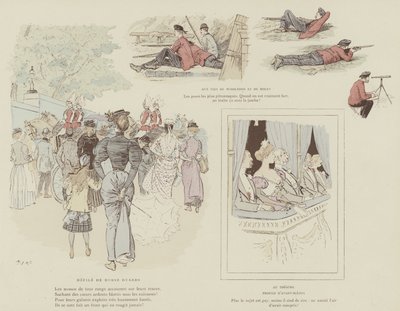 Illusztráció a Mars londoni életéhez alkotó: Maurice Charles Mathieu Bonvoisin