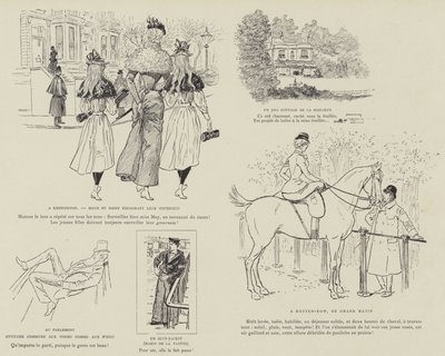 Illusztráció a Mars londoni életéhez alkotó: Maurice Charles Mathieu Bonvoisin
