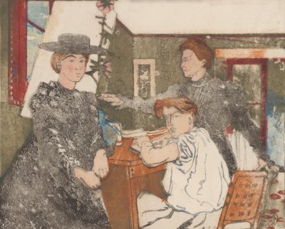 A metsző családja, 1898. alkotó: Maurice Delcourt