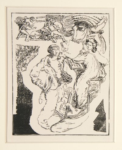 La Pensee utcai árusai; Camelot és papír, p. 29 alkotó: Maurice Delcourt