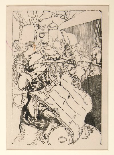 A La Pensee utcai árusai, Les Boulevards, p. 45 alkotó: Maurice Delcourt