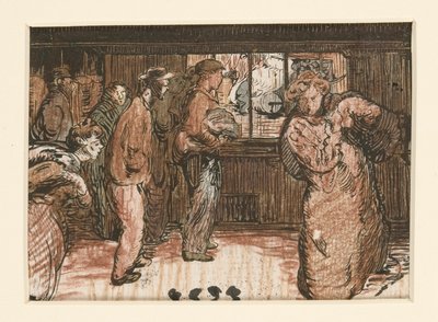 A La Pensee utcai árusai, illusztráció p. 31 alkotó: Maurice Delcourt
