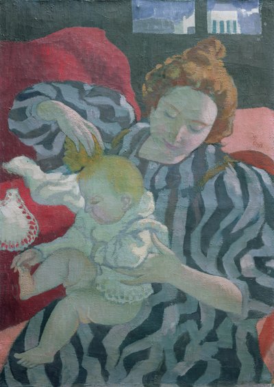 Egy anya, aki mossa a gyermekét, 1895 alkotó: Maurice Denis