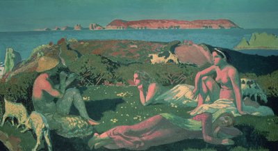 Tengeri táj zöld tónusokkal alkotó: Maurice Denis