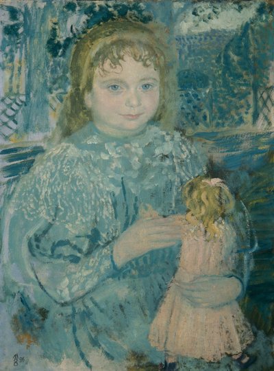 Lány egy babával (Thérèse Watillaux) alkotó: Maurice Denis