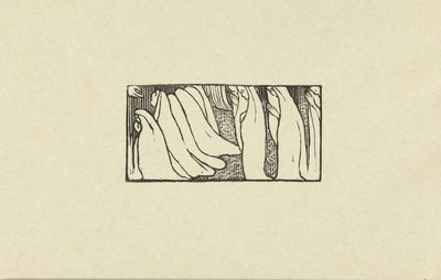 Illustratie bij gedicht uit dichtbundel Sagesse van Paul Verlaine Vésett fa próba a bölcsességért A próba (sorozat címe) alkotó: Maurice Denis