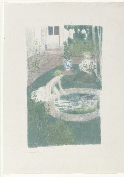 A tükörkép a szökőkútban alkotó: Maurice Denis