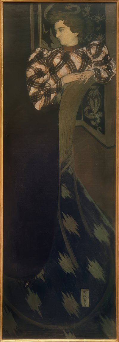 Madame Ranson zöldben alkotó: Maurice Denis