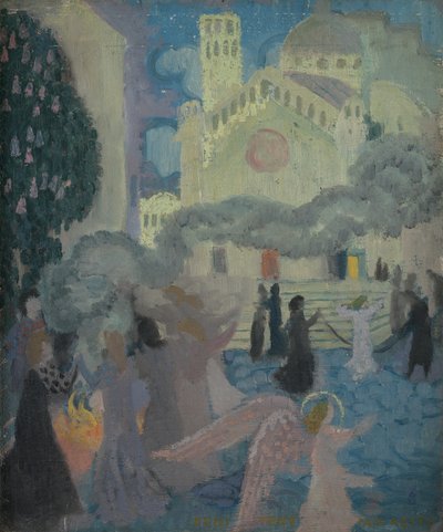 Penance, 1896 körül (olaj, fedélzeten) alkotó: Maurice Denis