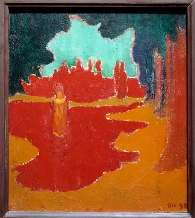 Napfoltok a teraszon. Maurice Denis festménye (1870-1943) alkotó: Maurice Denis