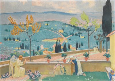 Az Angyali üdvözlet Fiesole-ban, 1928 alkotó: Maurice Denis