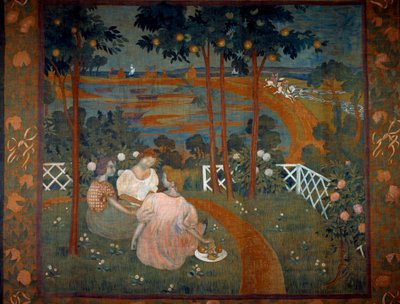 Maurice Denis (1870-1943) A lovagság napja projektje a gobelinért 1898 alkotó: Maurice Denis