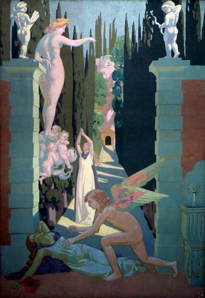 A psziché története Panel negyedik. Vénusz bosszúja, 1908. alkotó: Maurice Denis