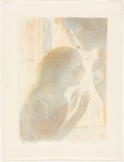 Az Alkonyatokban a régi festészet lágysága van, hatos tányér a szerelemtől alkotó: Maurice Denis