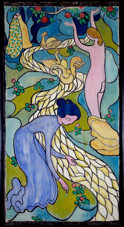 Maurice Denis (1870-1943) Nők a pataknál festménye, 1894 (huile sur toile) alkotó: Maurice Denis