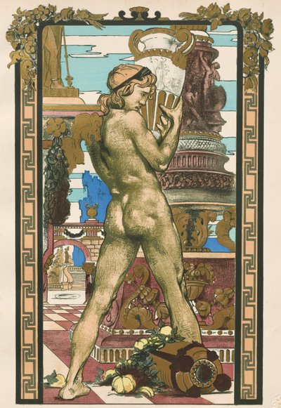 Amforahordozó, 1899. alkotó: Maurice Desvallières