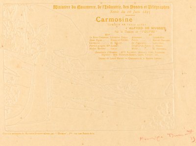 Carmoisine alkotó: Maurice Dumont