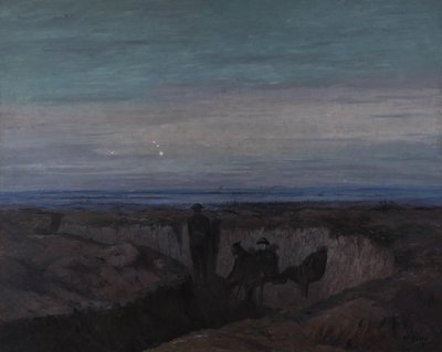 Hajnal az Ouse-árokban, 1918 alkotó: Maurice Galbraith Cullen