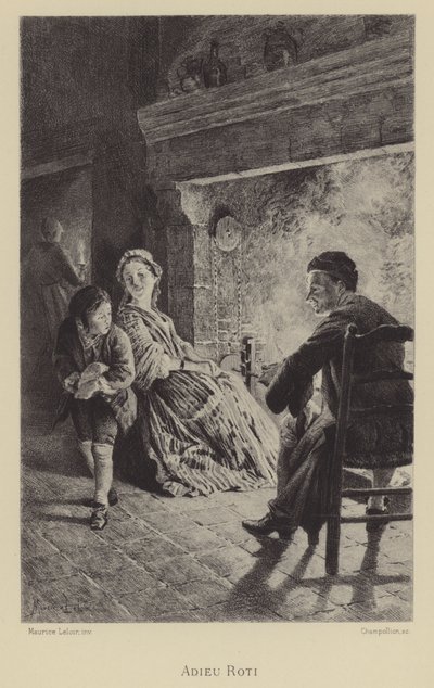 Viszlát sült (mélynyomás) alkotó: Maurice Leloir