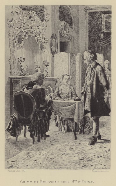 Grimm és Rousseau Madame d
