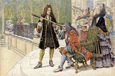 Segítség: Jacques Cassini II. Cassini (1677-1756) XIV. Lajos dit le King Soleil (King Soleil vagy Nagy Lajos alkotó: Maurice Leloir