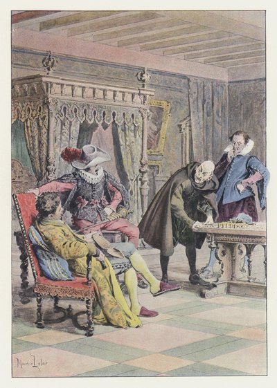 Illusztráció Gil Blashoz (színes litó) alkotó: Maurice Leloir