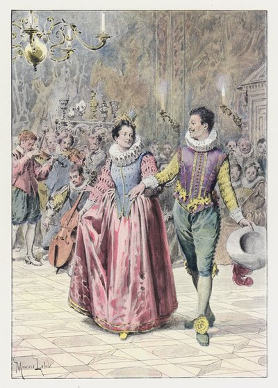 Illusztráció Gil Blashoz (színes litó) alkotó: Maurice Leloir
