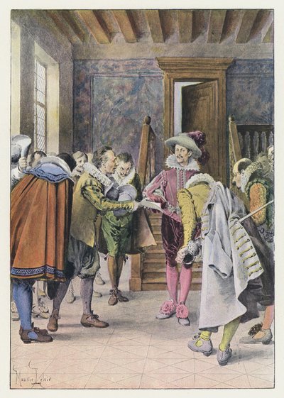 Illusztráció Gil Blashoz (színes litó) alkotó: Maurice Leloir