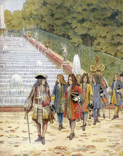 XIV. Lajos, akit Napkirályként ismernek (Nap király vagy Nagy Lajos alkotó: Maurice Leloir