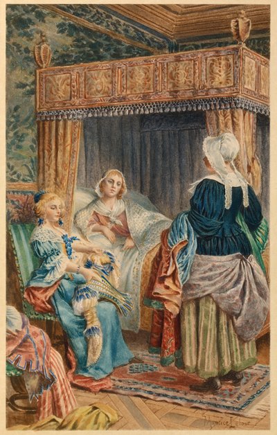 Madeleine Bejart nagyon beteg (illusztráció) alkotó: Maurice Leloir