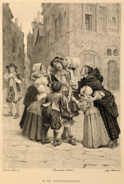 Monsieur de Pourceaugnac by Moliere alkotó: Maurice Leloir