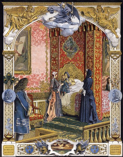 Bemutatója a házvezetőnője, Madame de Ventadour (Charlotte de la Mothe Houdancourt) alkotó: Maurice Leloir
