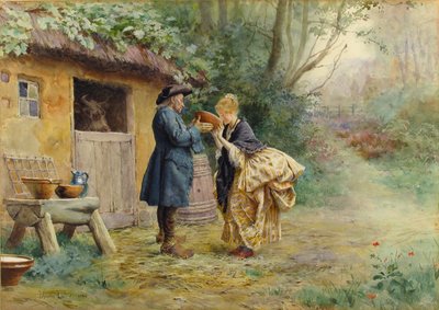 A tejital, 1882. alkotó: Maurice Leloir