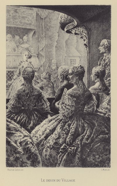 The Village Soothsayer (mélynyomás) alkotó: Maurice Leloir