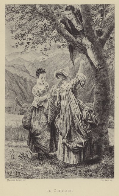 A cseresznyefa (mélynyomás) alkotó: Maurice Leloir