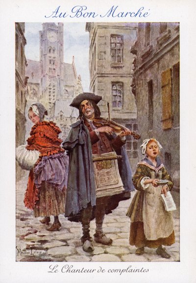 A panaszok énekese (színes litó) alkotó: Maurice Leloir