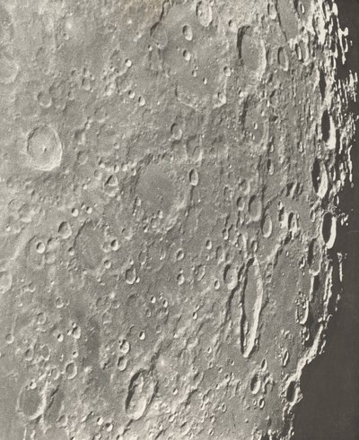 Holdfénykép Blancanus - Tycho - Schiller, 1899 alkotó: Maurice Loewy