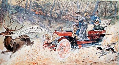 Robbanás! Kész vagyok, van egy Mercedesük alkotó: Maurice Louis Henri Neumont